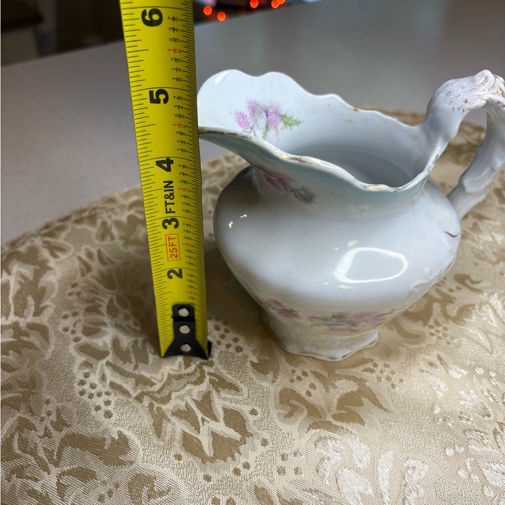 Antique Porcelain Small Cream Pitcher - Picture 8 of 8